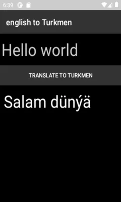 english to Turkmen translator android App screenshot 3